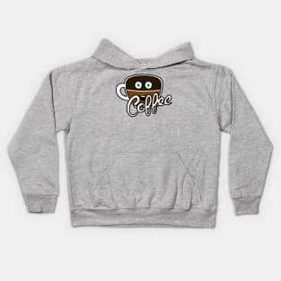 Cute Coffee Addict Kids Hoodie